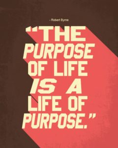 live a life of purpose