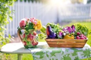 flowers and vegetables