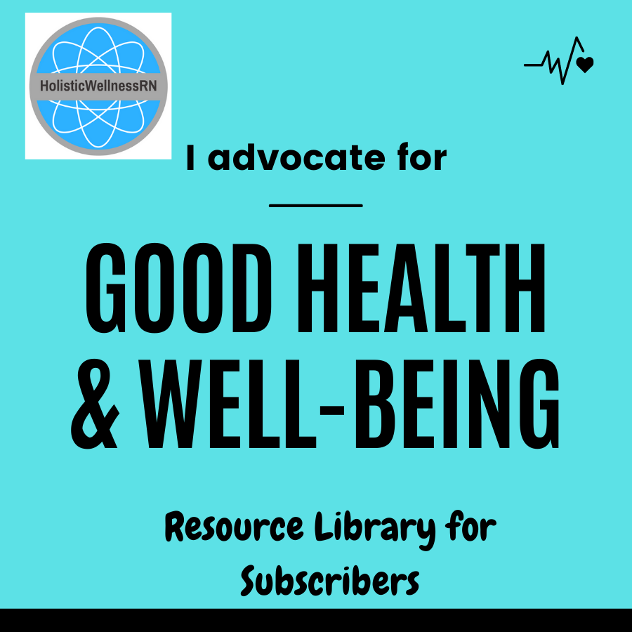 i advocate for good health & well-being