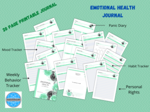 emotional health printable journal to use for overcoming anxiety