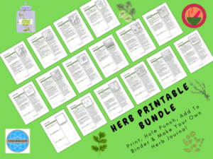 herb printable bundle